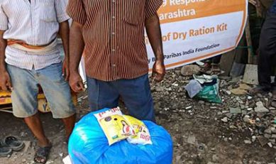 BNP Paribas India Foundation and CARE India help provide 12,00,000 meals in Mumbai