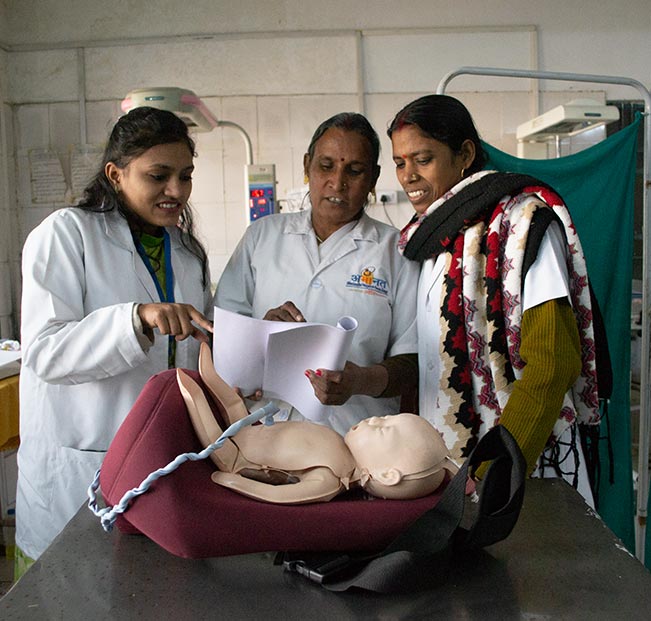 CARE India NGO Working to Give Training to Team About Child Birth